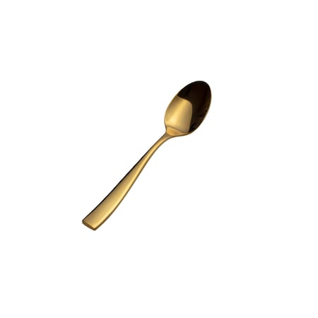Bon Chef Manhattan, Soup/Dessert Spoon, Mirror Finish, 18/10, 7.75" - Gold , set of 12 S3003G